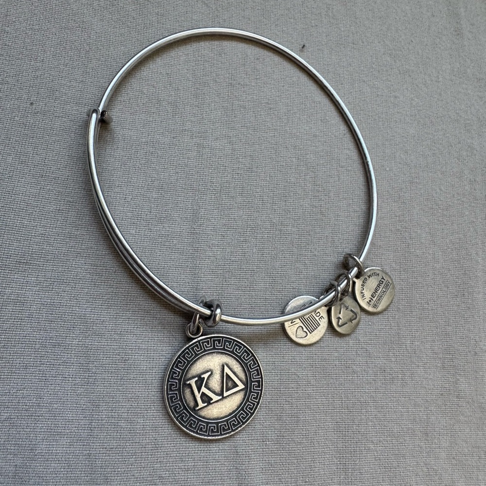 Alex and Ani Silver Bracelet with Charms